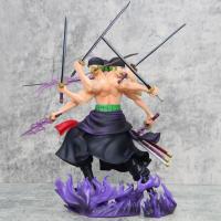 Figura De Acción Anime One Piece Roronoa Zoro 30cm PVC Juguete Coleccionable Para Niños Y Adultos Regalo De Cumpleaños - details 21