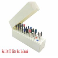 Soporte Organizador De Uñas Para Brocas De Taladro 30 Agujeros Antipolvo Dispensador De Herramientas De Manicura (No Incluye Brocas) - details 1