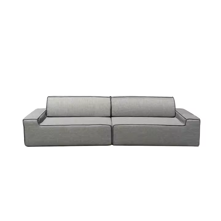 K´Foam Store - Sofá Modular ARKO Doble - 240x80cm Gris – Confort y Estilo para Tu Hogar - 1