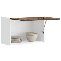 vidaXL Armario de pared para cocina Kalmar madera de ingeniería negra en color Negro/Gris hormigón/Gris sonoma y más | almacenamiento funcional diseño moderno para baño dormitorio sala - details 3