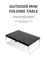 Mesa Plegable Portátil Para Camping Y Paseos Al Aire Libre Ultraligera De Aluminio Pequeña Y Móvil Para Picnics Y Café - details 1