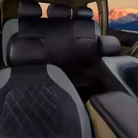 Funda universal para asiento de coche, funda de asiento de coche bordada de PU para todas las estaciones - details 4