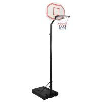 vidaXL Canasta de baloncesto polietileno 282-352 cm Color Blanco,  Negro, y mas - details 0