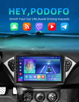 Podofo Radio de coche Android 2 Din para Opel Corsa 2015 Opel Adam 2013 2014 2015 2016 Carplay 8+128GB AI Voice WIFI+4G DSP GPS Navegación Multimedia Reproductor de Video - details 0