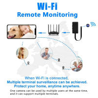 Cámara Mini HD 1080P Portátil Con Visión Nocturna WiFi modulo DIY De Movimiento Detectado Grabación En Loop Y Visión Remota - details 10
