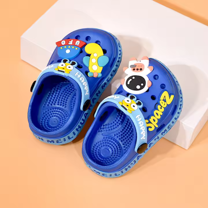 Nuevos Pantuflas EVA Para Niños Verano Suaves Y Ligeras Para Casa Antideslizantes Colorido Talla Adecuada Para 3-6 Años - 1