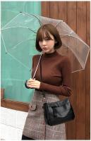 Bolso Bandolera Grande Versátil De Moda Para Mujer Bolso De Hombro Para Mamá Primavera Verano 2025 Material PU Con Cierre De Cremallera - details 2
