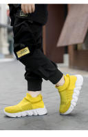 Zapatillas De Tenis Para Niños Y Niñas Alpargatas Deportivas De Alta Top Knitted Moda Casual Transpirables Talla True Fit - details 23