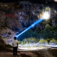 Linterna Frontal Potente LED 2300000LM Con Proyector Para Ciclista Lámpara De 3500M Longitud Ultra Poderosa Impermeable Para Pesca Escalada Caza Y Trabajo - details 18