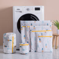 Juego De 6 Bolsas De Lencería Con Estampados Lindos Malla Fina Para Proteger Ropa Moderno Estilo Poliéster Origien China Continental - details 2