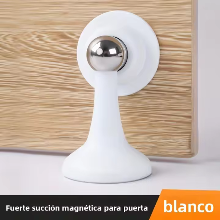 Parador De Puerta Magnético Fuerte Nuevo Sin Necesidad De Perforar Resistente Al Viento Silencioso Para Baño Y Piso - 1