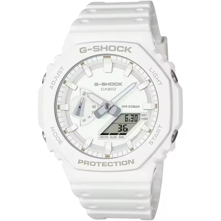 Reloj de pulsera CASIO G-Shock - GA-2100-7A7ER correa color: Blanco Dial Blanco Hombre - 1