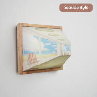 Lámpara De Pared 3D Visual Sin Gafas Con Luz Nocturna En 3 Colores Lámpara De Ambiente Pintura Montada En La Pared Arte Óptico - details 9