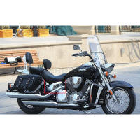 Cubierta De Batería De Motocicleta En Cromo Y Negro Para Honda VTX1300 2003-2009 Izquierda/Derecha Retro Spoke Custom T/Tourer - details 0
