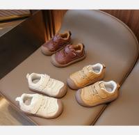 Zapatos Casuales Para Niños Ligeros Y Antideslizantes Cuero PU Suela De Goma Zapatos De Tenis Para Bebés Y Niños De 1 a 2 Años - details 1
