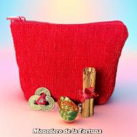 Monedero Rojo De La Buena Fortuna (13X11X3cm) - details 0