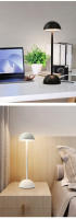 Lámpara De Mesa LED Estilo Nórdico En Forma De Honguito Recargable Por USB Para Decoración De Dormitorio Estudio Luz Nocturna Y Escritorio - details 10
