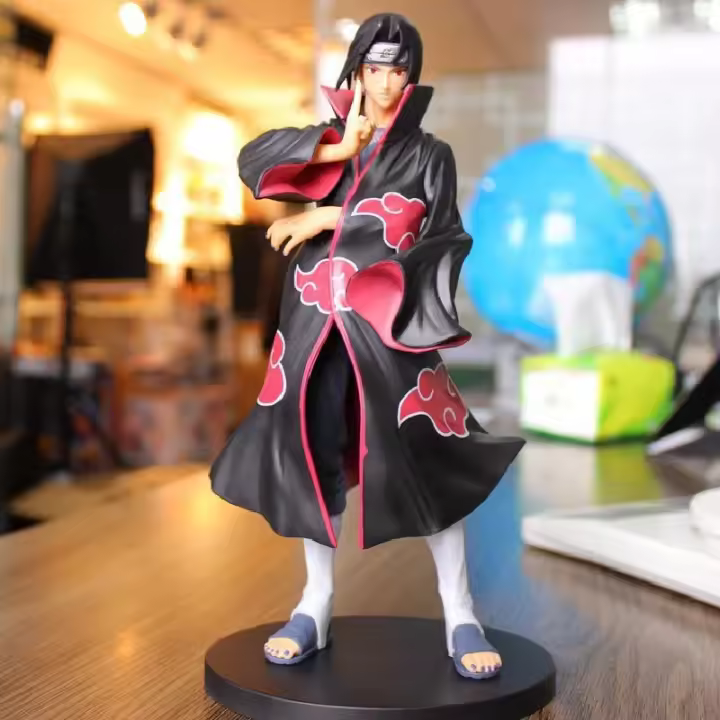 Figura De Acción Naruto 23cm Akatsuki Uchiha Itachi Tsukuyomi Estatua De Manga Coleccionable Modelo Shippuden Juguete - 1