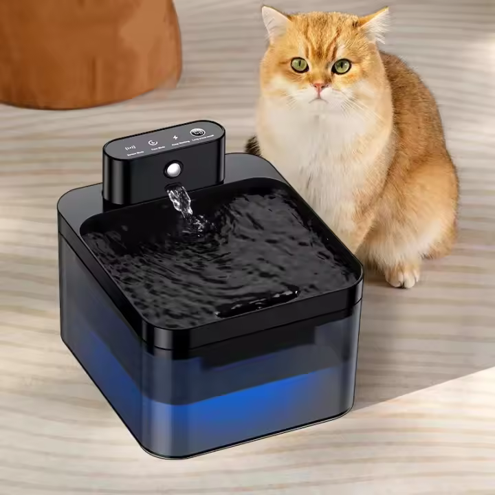 Fuente De Agua Automática Para Gatos Sin Cable Con Sensor Infrarrojo 2600mAh Dispensador De Agua Inteligente Para Perros Y Gatos - 1