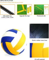 ALLINLIFE Rete Pallavolo Da Giardino,Juego De Red De Voleibol, Juego Completo De Red De Voleibol Plegable,Red De Voley Playa Hierba,Sistema De Marcado De Campo,Voleibol Bolsa De Almacenamiento,Altura Ajustable - details 7