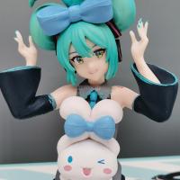 Figura De Acción De Anime PVC Cinnamoroll Piapro Panda Hatsune Miku Para Niñas Juguete Coleccionable De Muñecos Modelo - details 9