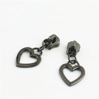 Kit De Cabezas De Cremalleras Metálicas Para Nylon Pulls De Cremalleras De Cierre Con Diseño De Corazón Accesorios Para Manualidades Y Bricolaje Para Bolsos Y Maletas - details 2