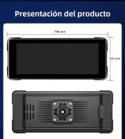 Pantalla Táctil Portátil Para Motocicleta 7 Pulgadas Con Navegación GPS IPX7 Impermeable Soporte Wireless Carplay Y Android Auto - details 21