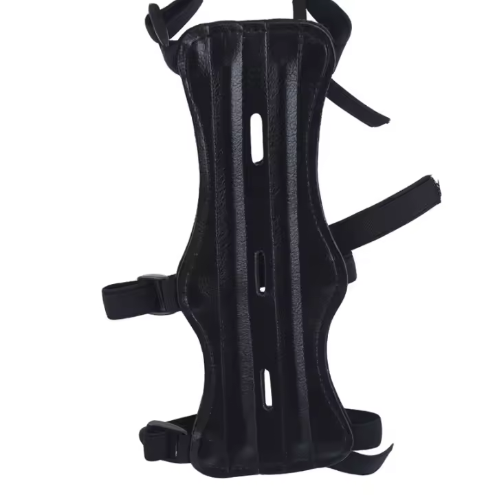 Guante De Protección Para Arco Ajustable De Cuero Sintético Para Tiro Y Caza Accesorios De Entrenamiento Para El Brazo - 1