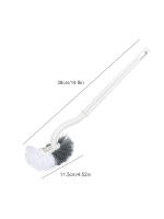 Nueva Cepillo De Inodoro S-Diseñado Duradero Para Uso Doméstico Limpieza De Baño Sin Esquinas Muertas Montado En La Pared - details 7