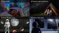 Proyector De Galaxia LED Luz Nocturna Estrellada 360° Giratorio Planetario Lámpara De Ambiente Para Decoración De Habitaciones Regalo Para Niños Y Niñas - details 13