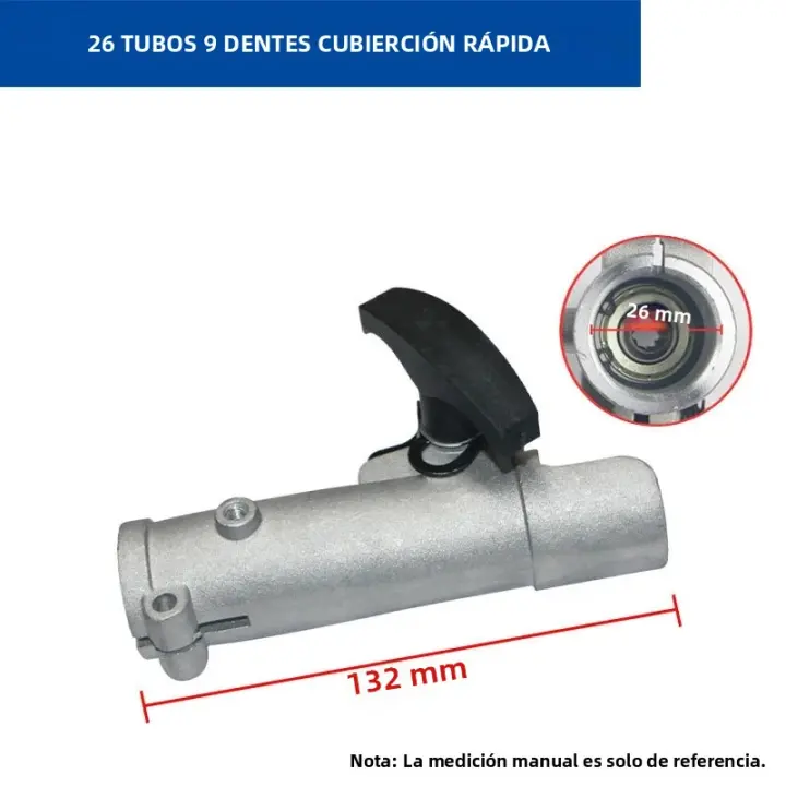 Conector De Eje De Cortadora De Césped Herramienta De Trimmer 26/28 Unidad De Venta Individual Peso Del Paquete 0.260 Kg - 1