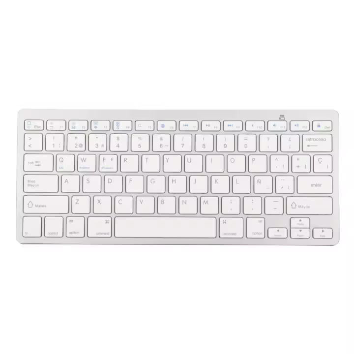 Teclado inalámbrico Teclado compacto ergonómico ultraligero para IOS, para Android, para Windows, para OS German - 1