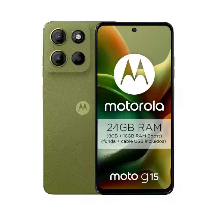 motorola moto G15 4G Green / 8+256GB / 6.72" Full FHD+ - 1