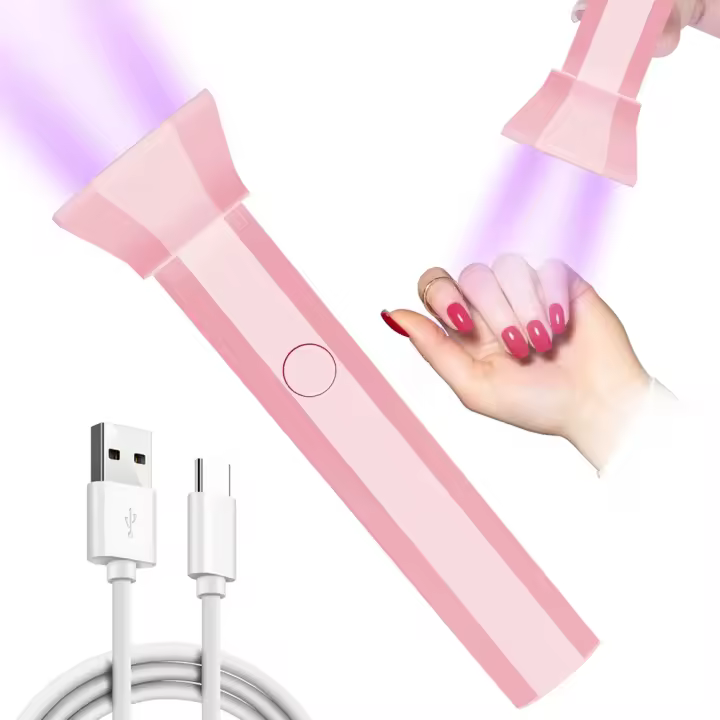 Secador De Uñas Portátil USB Luz UV Para Uñas De Gel Lámpara De Uñas Mini Recargable Diseño De Pluma Herramientas De Uñas - 1