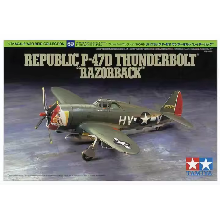 Caza USA Republic P-47D Thunderbolt "Razorback" Tamiya-60769 - 1