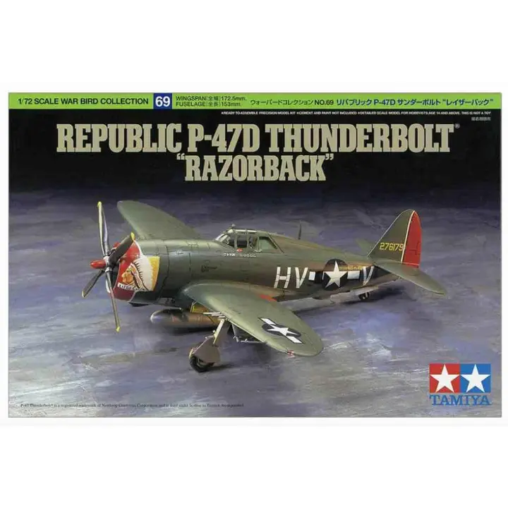 Caza USA Republic P-47D Thunderbolt "Razorback" Tamiya-60769 - 1