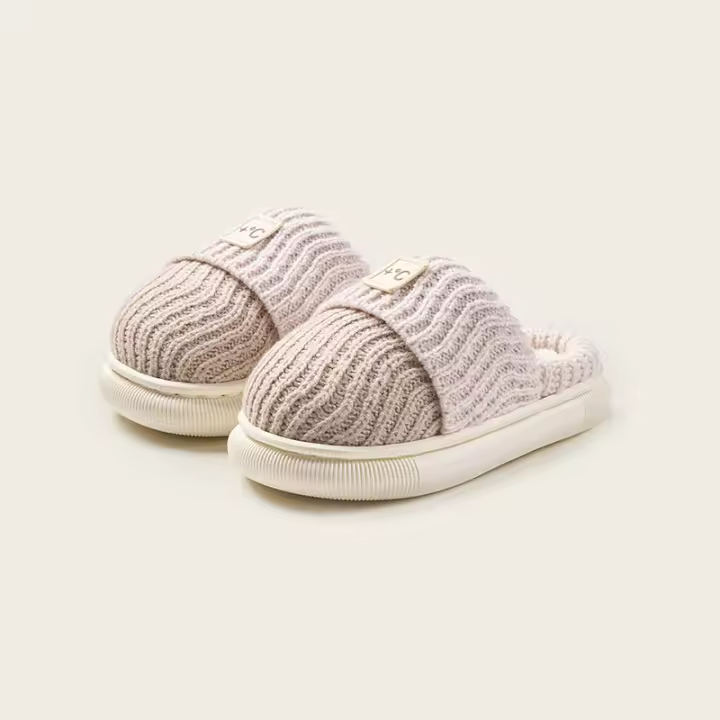 Chopines De Invierno Para Niños Y Niñas De Mario Feliz Algodón No Esmerilado Antideslizante Suave Y Cómodo Para Uso Interior - 1