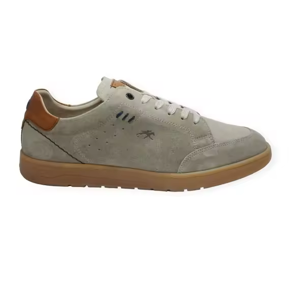 ZAPATO DE VERANO CON CORDON FLUCHOS 1722 VITELLINI EN ANTE GRIS - 1
