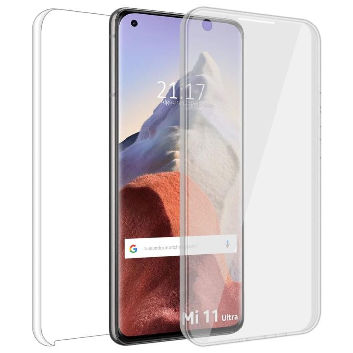 Custodia Doppia Trasparente In Pc + Tpu Full Body 360 Per Xiaomi 12 Lite 5G
