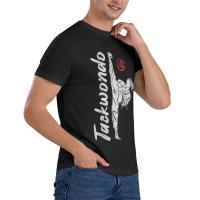 Camiseta De Algodón Vintage Para Hombre Taekwondo Jiu Jitsu Estampado Manga Corta Casual Y Cómoda Tallas Grandes - details 1