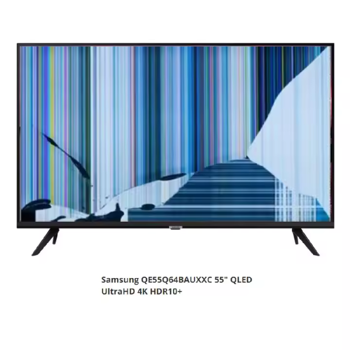 Samsung QE55Q64BAUXXC NUEVO, Con pantalla - panel rota, para despiece. SIN MANDO A DISTANCIA. - 1