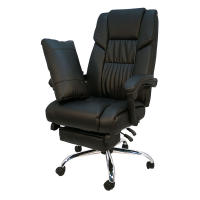 Furniture Style S.L. Silla de Oficina Cómoda con Asiento en Piel Sintética y Reposapiés Ajustable - details 0