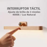 Lámpara De Pared Sin Cable Con Espejo Y Luz LED Ajustable Iluminación De Lectura Diseño Moderno Para Dormitorio Y Sala - details 6