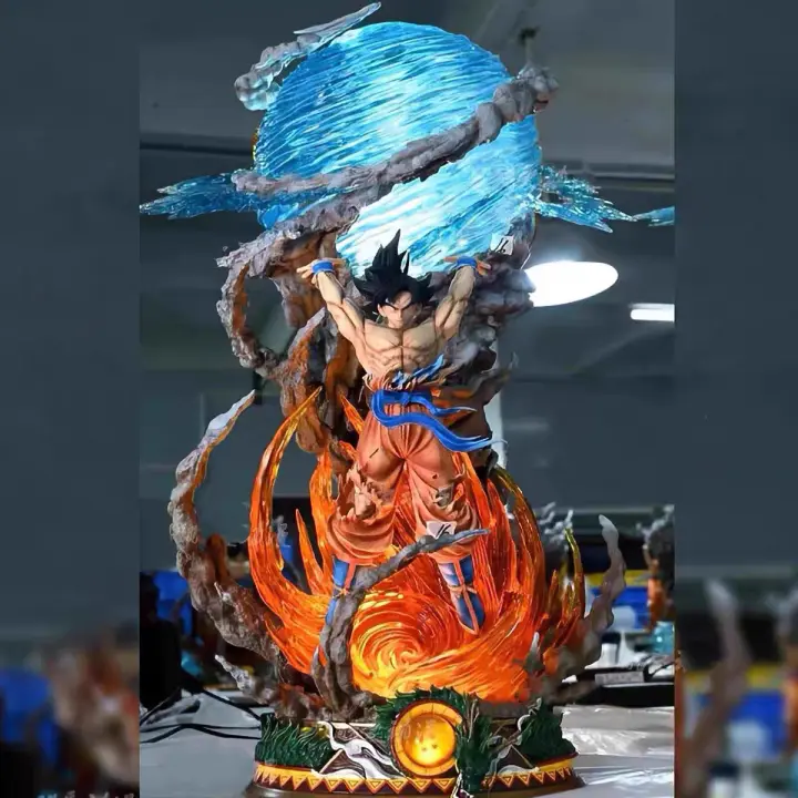 Figura De Acción Dragon Ball Goku 23cm Anime Genki Dama Bomba Espiritu Son PVC Colección Modelo Juguetes Regalos Para Adultos - 1