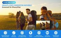 Micrófono Lavalier Inalámbrico Para iPhone Y Android Cancelación De Ruido Micrófono Condensador Para YouTube TikTok Streaming En Directo - details 0