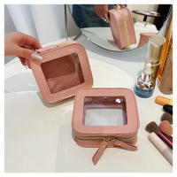 Bolsa De Maquillaje Para Mujer Transparente Con Cierre De Cremallera Impermeable Grande Bolsa De Lavado Para Viajes - details 10
