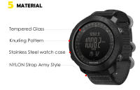 Reloj Deportivo Para Hombre North Edge Resistente Al Agua 50M LED Digital Con Compas Barometro De Altitud Y Medidor De Temperatura Y Presion - details 13