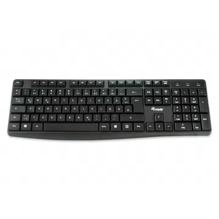 Equip - 245211 teclado Oficina USB QWERTY Español Negro 245211 - 1