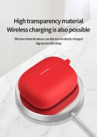 Carcasa Protectora De Silicona Para Realme Buds T300 Con Llavero Estuche De Accesorios Para Auriculares Material De Silicona - details 4
