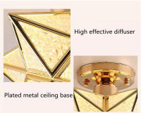 Lámpara De Techo Creativa De Cristal Negro/Oro Moderna Para Sala De Estar Pasillo Aisle Dormitorio Iluminación Interior Instalación Suelta Fuente De Alimentación AC - details 12